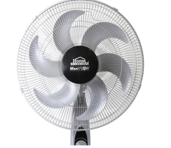 Ventilador Home Elements Pedestal Gris 18p Maxiflow Elite